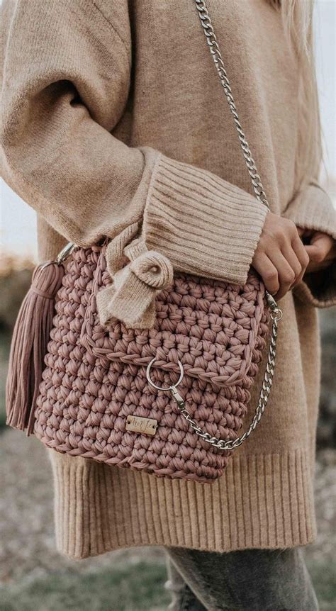 45 Amazing and easy Different colors Crochet Bag Patterns and Handbag Ideas 2019 - Page 25 of 43 ...