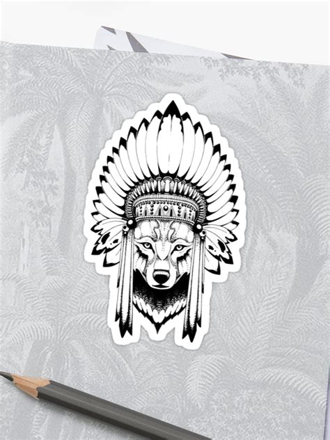 Wolf Headdress Drawing at PaintingValley.com | Explore collection of Wolf Headdress Drawing