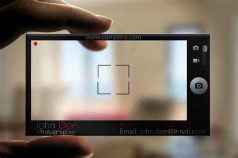 Transparent Photographer Business Card by BorceMarkoski on DeviantArt