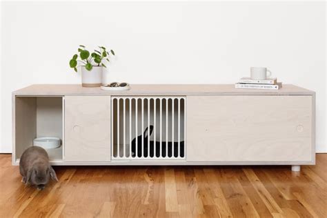 A Litter Box For Bunnies Is Cleverly Disguised As Stylish Furniture | Apartment Therapy