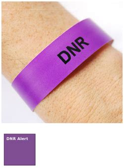 Patient DNR Alert Band - EasyID - Identification Made Easy