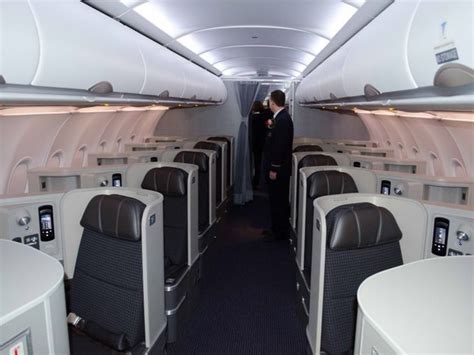 First look: American's new Airbus A321 Transcontinental | Business class, Business class seats ...