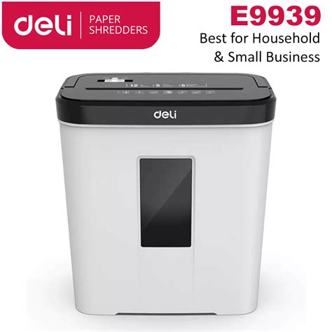 Deli E9939 Paper Shredder Best for Household & Small Business ...