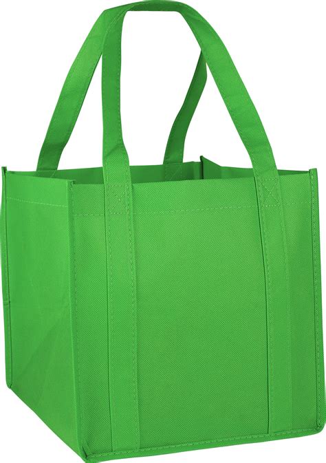 Lime Green Cube Grocery Tote - Reusable Shopping Bags Png Clipart - Full Size Clipart (#1487677 ...