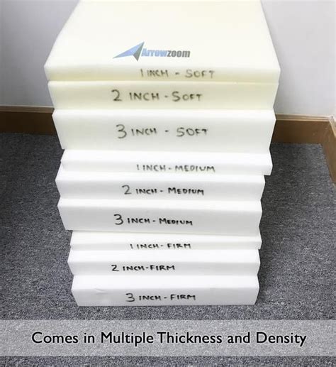 Upholstery Foam Density Chart - nor-artistepeintre