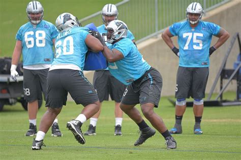 Panthers Offensive Line Photos From Monday - Carolina Panthers ...