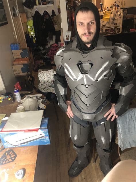 [self] omg it’s almost done!!! My iron man suit will mark my first year of building cosplay ...