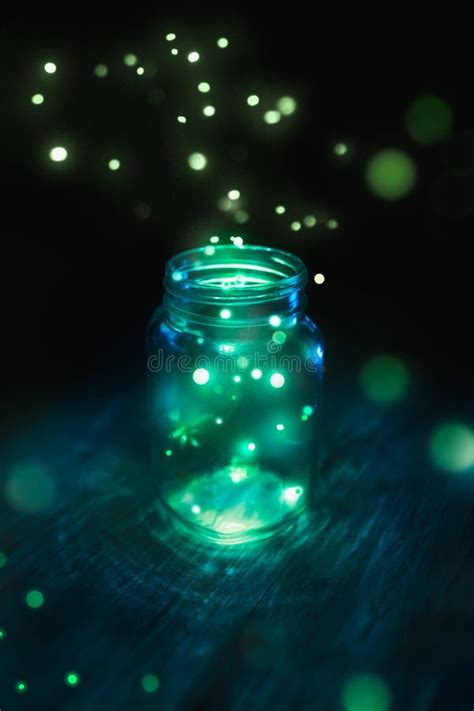 Fireflies In A Jar Wallpaper