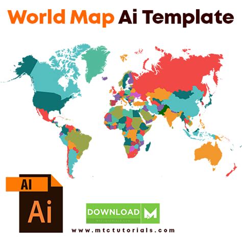 World Map PSD Vector Free download - MTC TUTORIALS