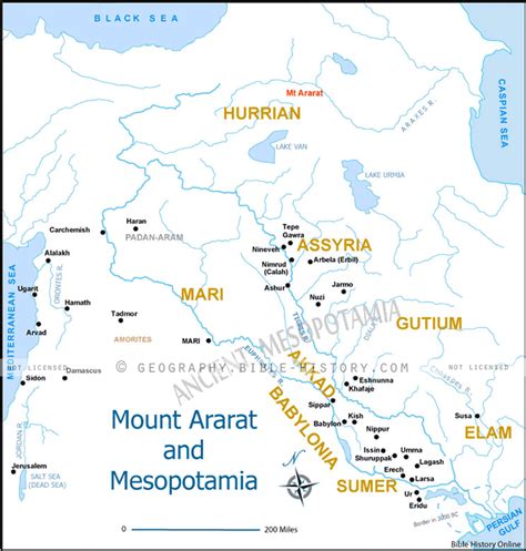 Mount Ararat Map