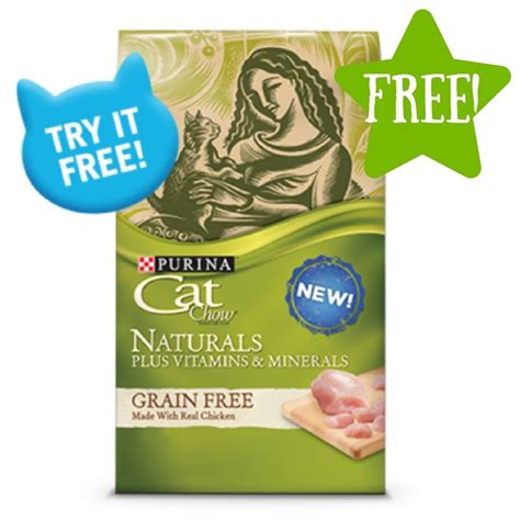 FREE Purina Cat Chow Naturals Grain Free Cat Food Sample