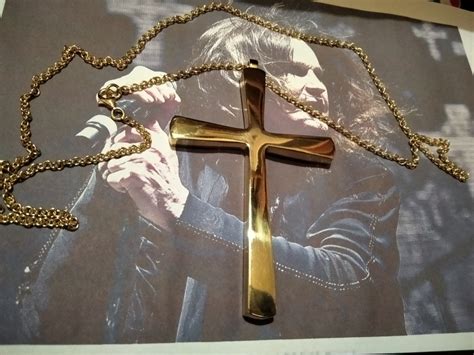 Gold Crosses: Ozzy Osbourne Cross (Gold)