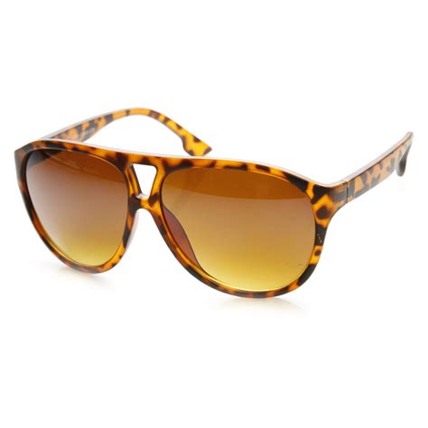 Retro Modern Oversize Fashion Aviator Sunglasses - zeroUV