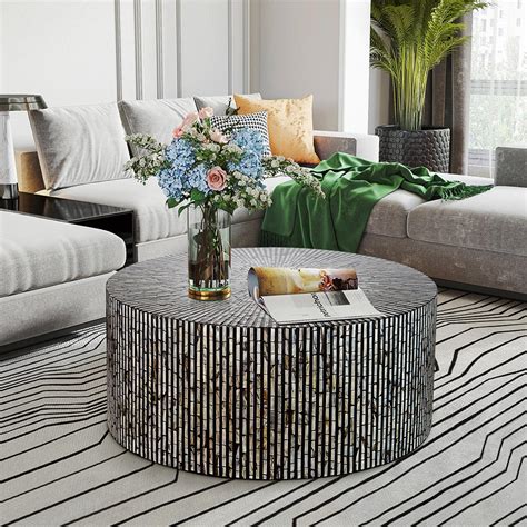 Milana Mother Of Pearl Coffee Table - Bunnings Australia