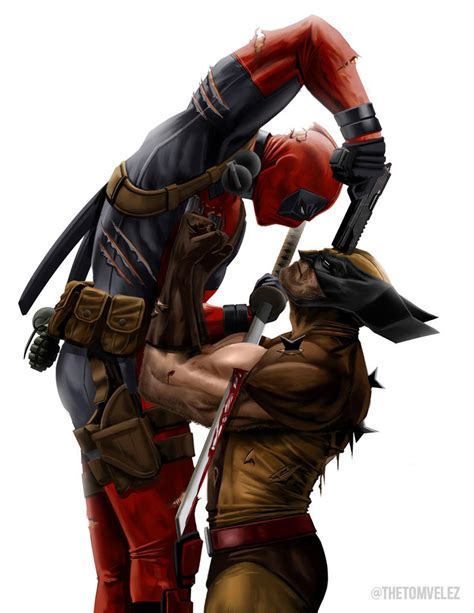 Wolverine vs Deadpool by punktx30 on DeviantArt