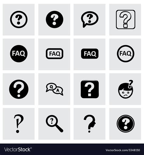 Faq Icon Vector #138149 - Free Icons Library