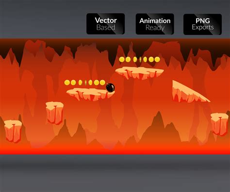 Lava Cave Background on Behance