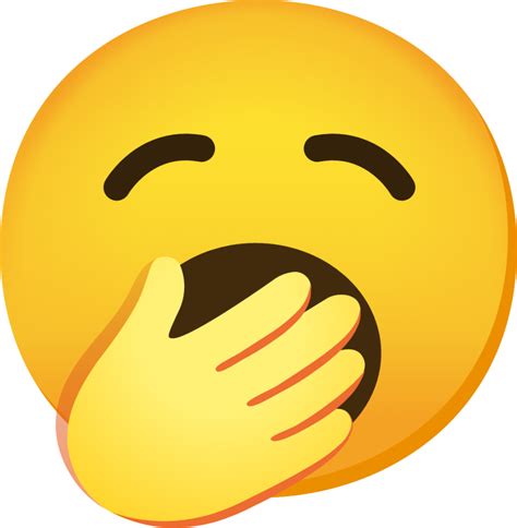 "yawning face" Emoji - Download for free – Iconduck