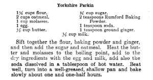 Yorkshire Parkin – History in the Making