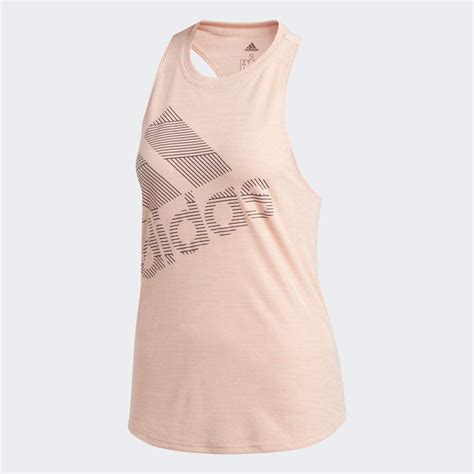 adidas Womens Bos Logo Tank Tight Top Clothing Sleeveless Tops