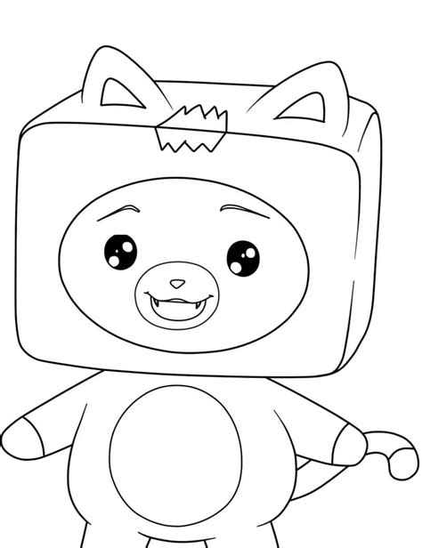 Adorable Lankybox Coloring Page - Free Printable Coloring Pages for Kids