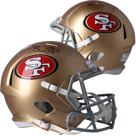 Brock Purdy Autographed San Francisco 49ers Riddell Full Sized Replica ...