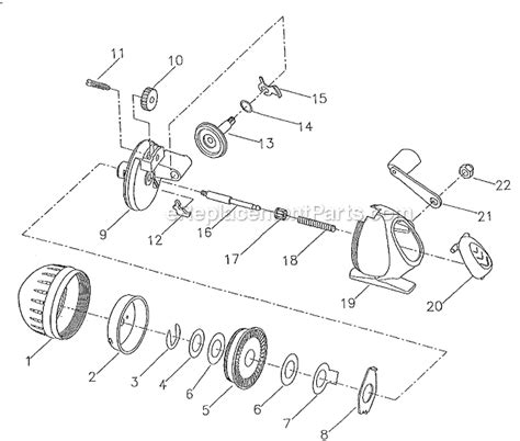 Shakespeare 8 - E-Z Cast Reel - eReplacementParts.com