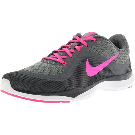 Nike Women's Flex Trainer 6 Cool Grey / Pink Blast-Dark Grey-Anthracite ...