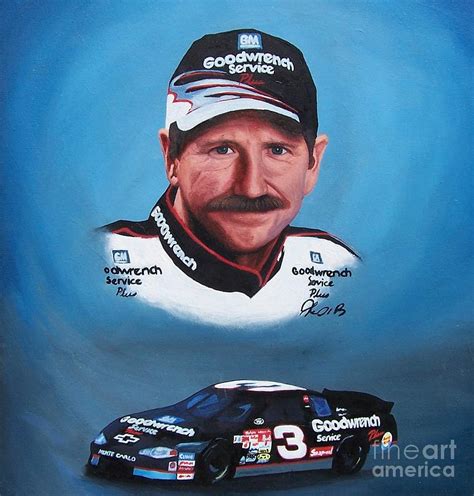 Dale Earnhardt Sr Painting by Martha Seale