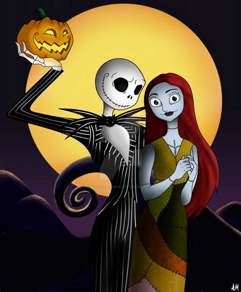 Jack And Sally (The Nightmare Before Christmas) by SorryItsSenpai on DeviantArt