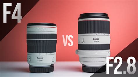 F4 vs. F2.8 | Canon RF 70-200 Lens Comparison - YouTube