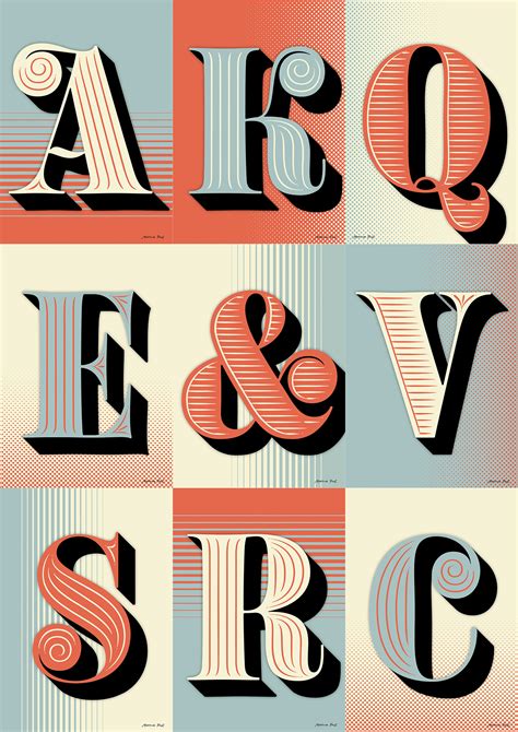 Alphabet series of Art Prints at Sergeant Paper — Studio Martina Flor