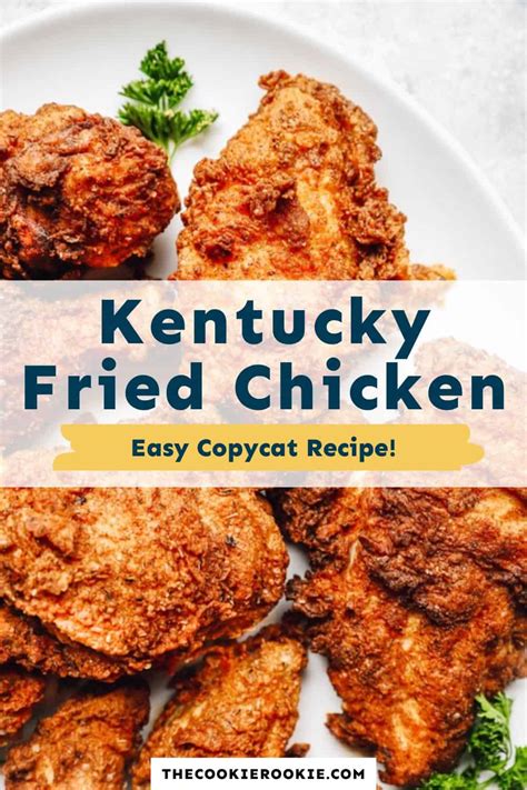 Kentucky Fried Chicken (Copycat Recipe) - The Cookie Rookie®