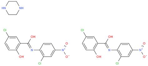 5-chloro-N-(2-chloro-4-nitrophenyl)salicylamide, compound with ...