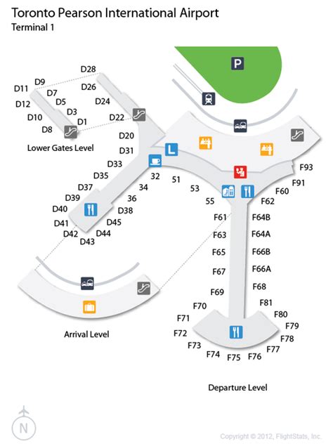 Pearson Airport Terminal 3 Arrivals Map - Zip Code Map