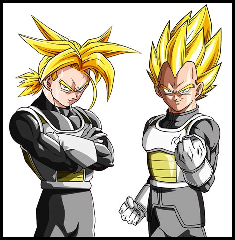 Father and son : Vegeta's edition by orochidaime on DeviantArt