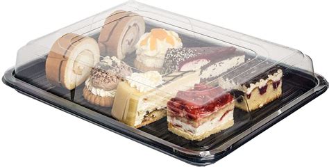 Buy Euro Classic Pack of 5 Catering Recyclable Trays with Lids ...