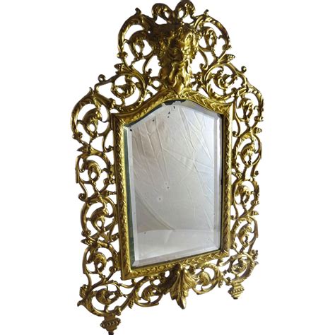 Antique Victorian Vanity Mirror from ornaments on Ruby Lane