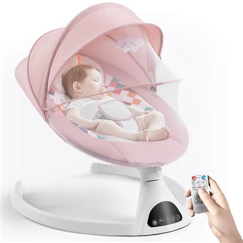 Bioby Baby Swing, Electric Auto Swing Chair With Gears Time Set Music ...