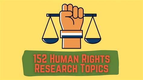 152 Original Human Rights Research Topics: Latest Ideas List