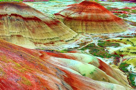 Painted Hills John Day Fossil Beds Photograph by Dee Browning - Pixels