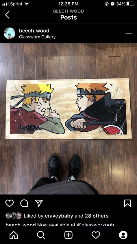 Sage mode vs pain on wood! : r/Naruto