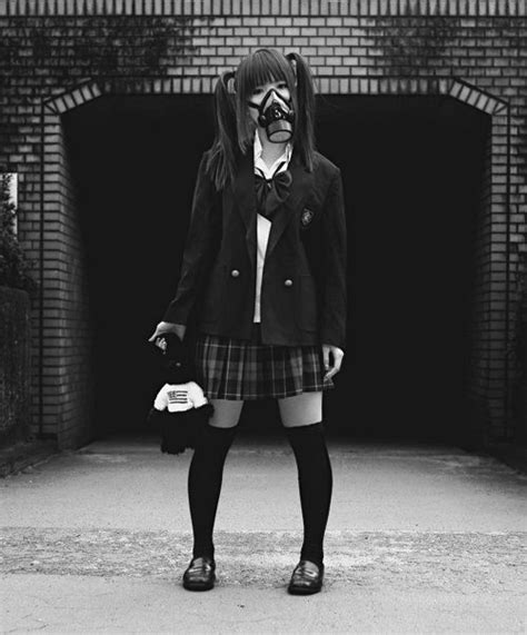 School girl | Gas mask girl, Japanese fashion, Cosplay