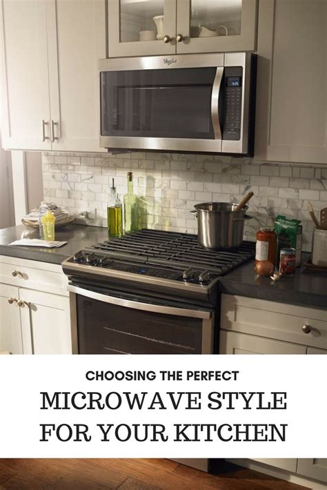 Choosing the Perfect Microwave Style for Your Kitchen | Kitchen remodel ...