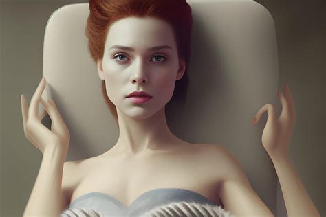 belle actrice qui se repose su une chaise longue | Wallpapers.ai