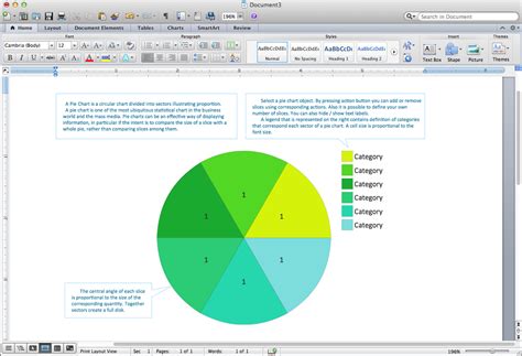 Pie Chart Software | Chart Examples | Basic Diagramming | Example To Draw Piechart In Mac Os