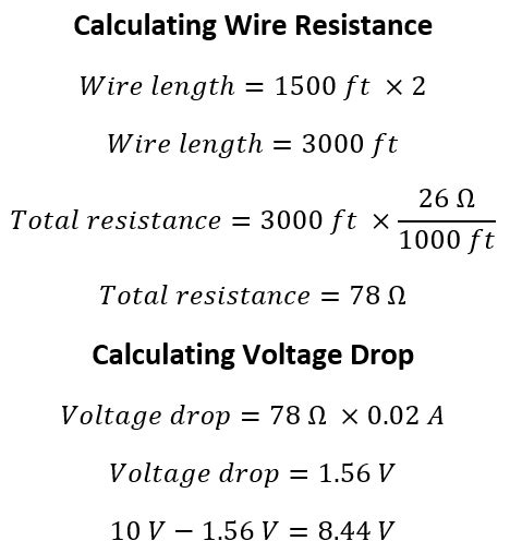 Calculating Voltage Drop In Water Quality Systems - pHionics