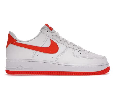 Nike Air Force 1 Low White Orange (2021) Men's - DC2911-101 - US