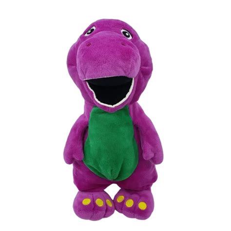 BARNEY THE PURPLE Dinosaur Plush Stuffed Animal Kids Toy 14 in Lyons 2015 £14.22 - PicClick UK