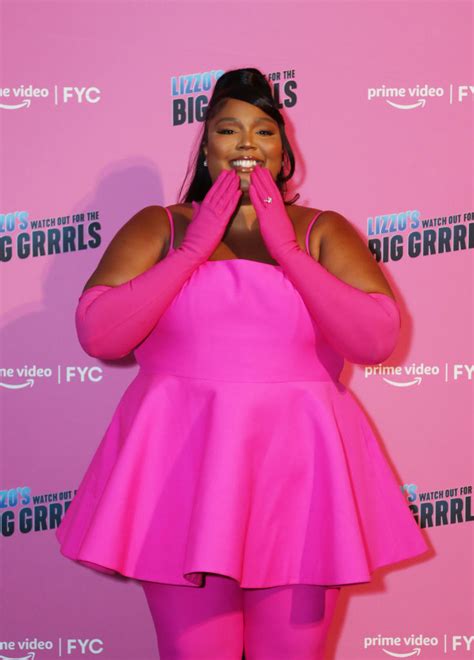 Lizzo Gives Barbie Vibes In A Pink Valentino Look At The Screening of ...